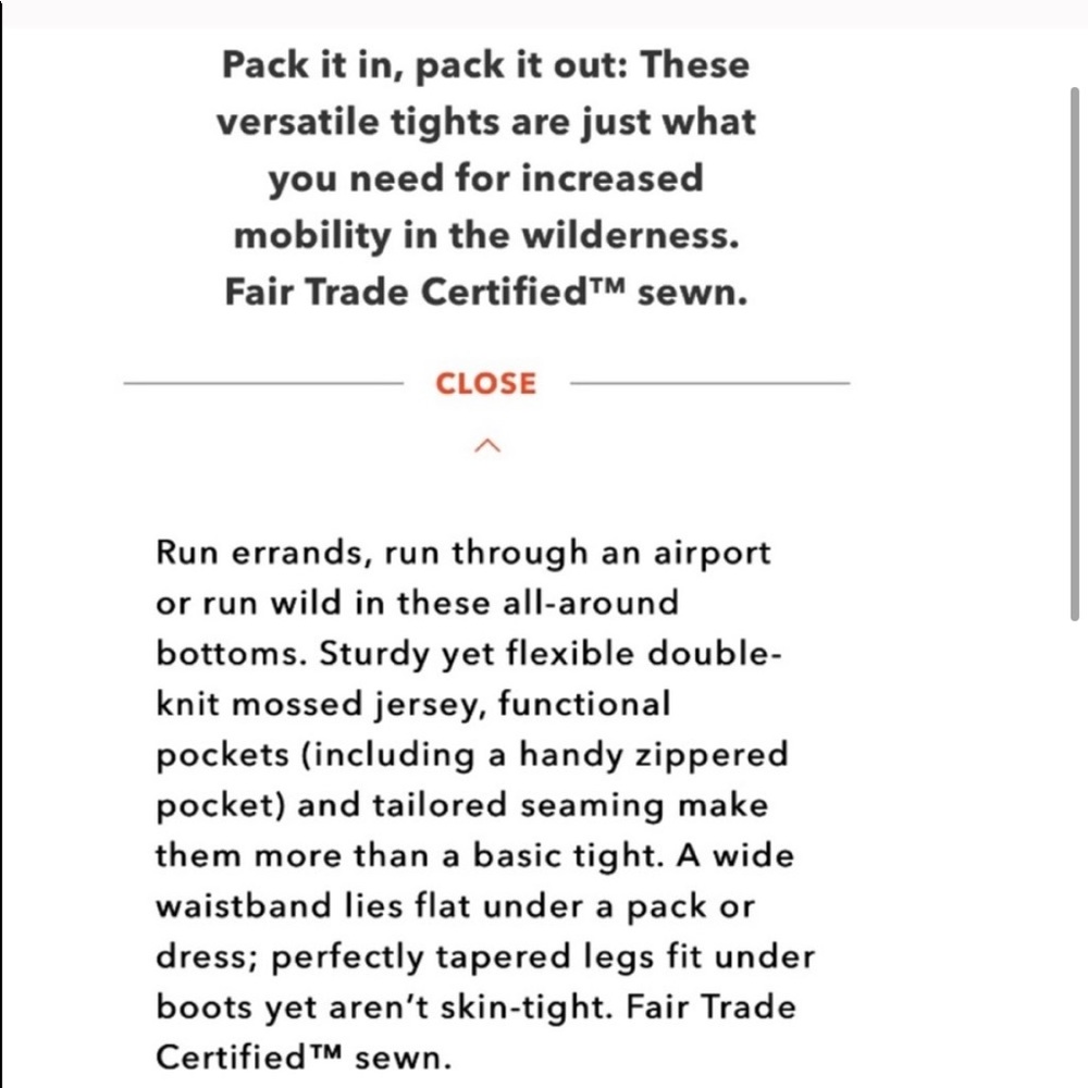 Patagonia Pack Out Tights - Picture 4 of 6